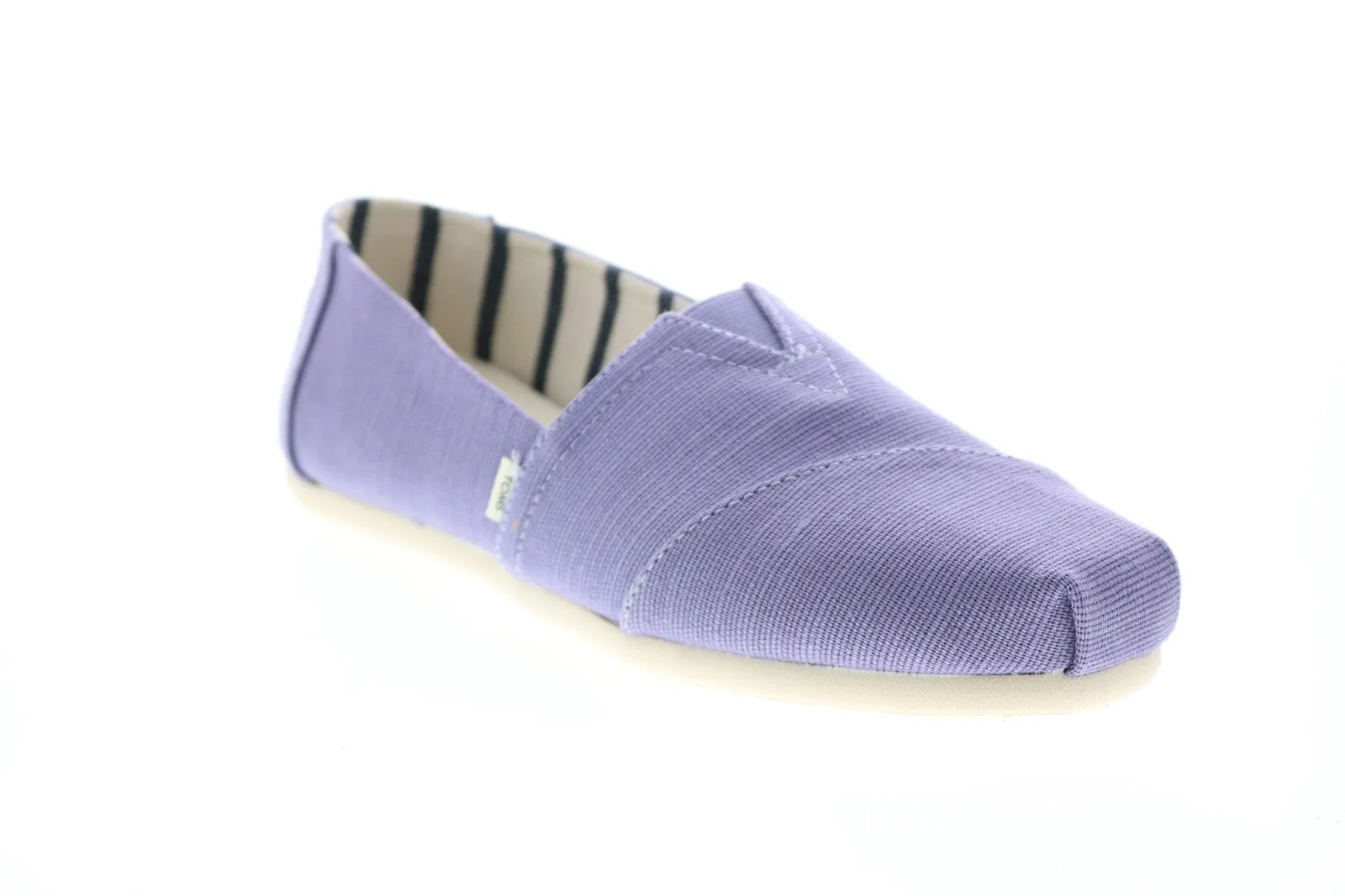 Toms Alpargata 10014419 Womens Purple Canvas Loafer Flats Shoes