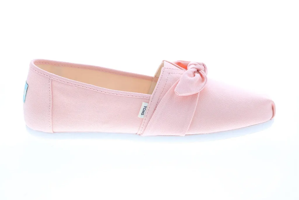 Toms Alpargata 10017338 Womens Pink Canvas Loafer Flats Shoes