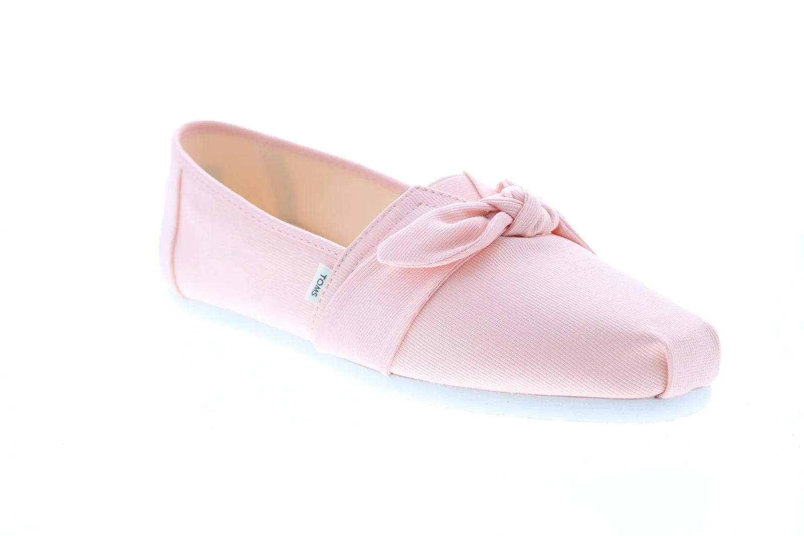 Toms Alpargata 10017338 Womens Pink Canvas Loafer Flats Shoes