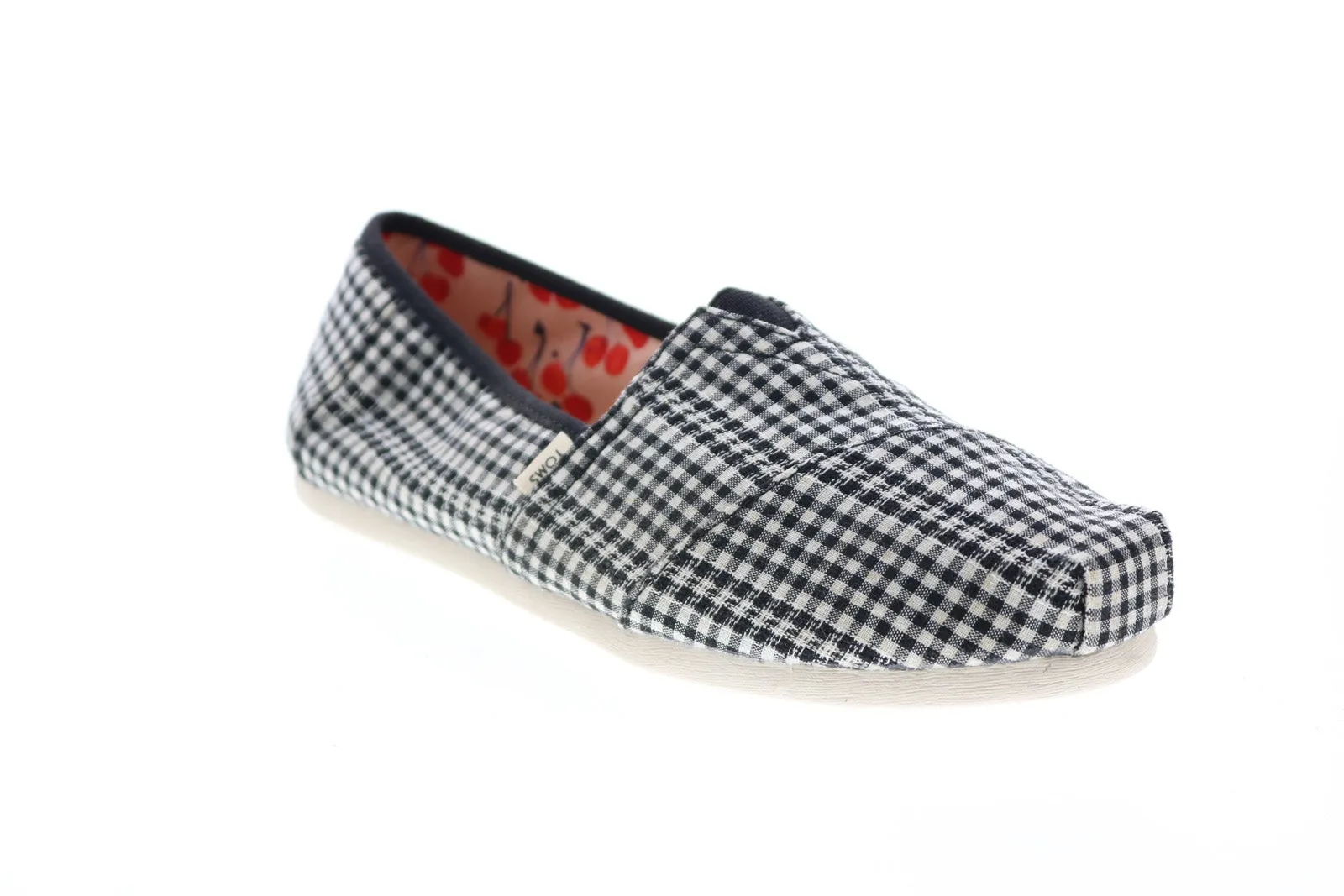 Toms Women's Black Canvas Loafer Flats