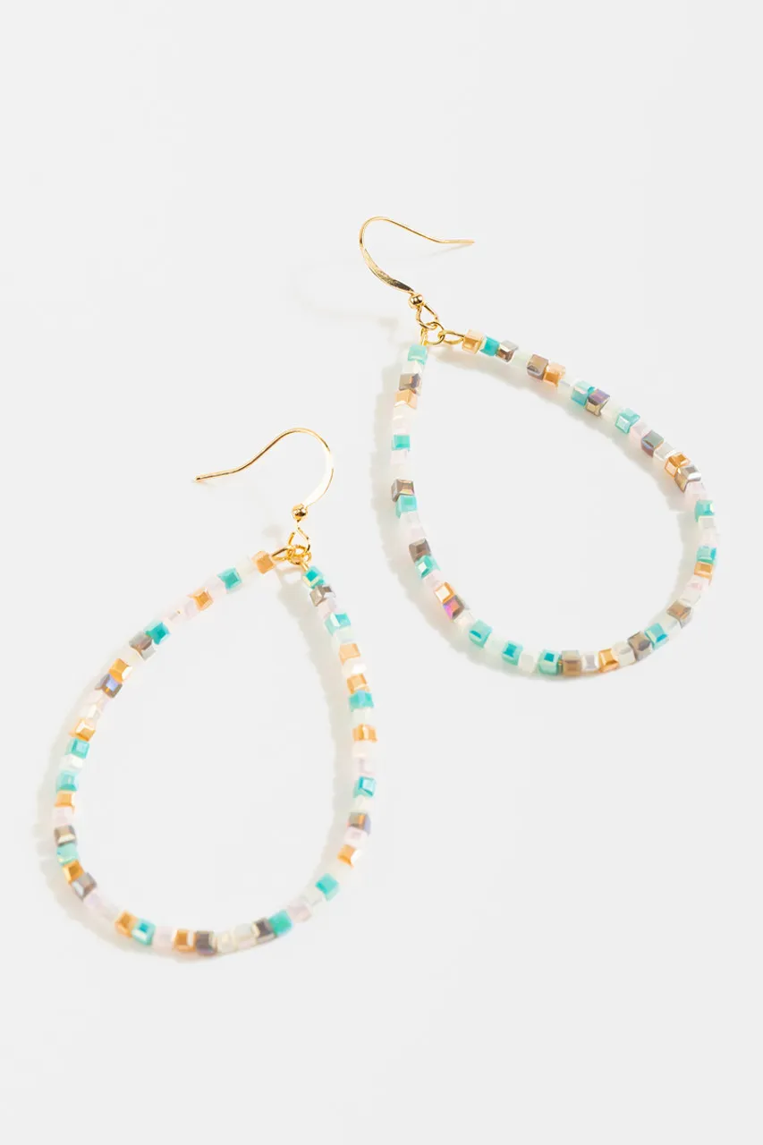 Tori Beaded Tear Drop Earrings