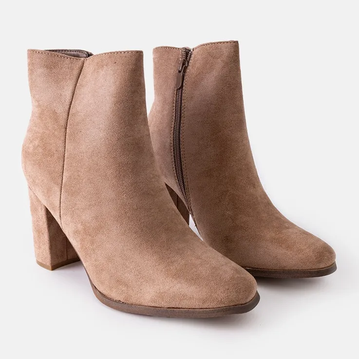 Beige Ankle Boots Torricelli