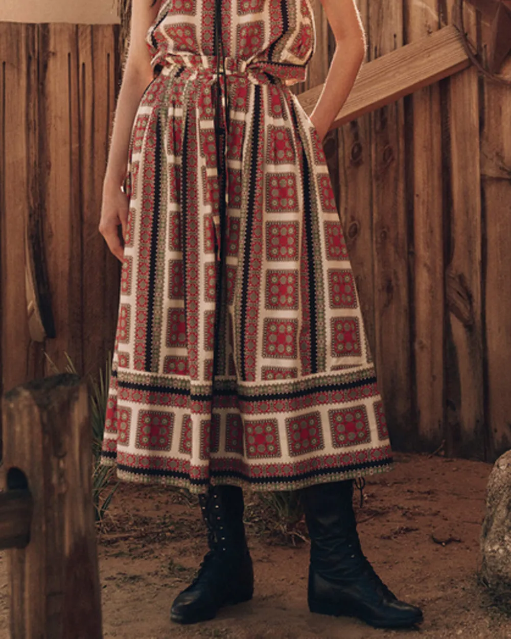 Bandana Print Skirt