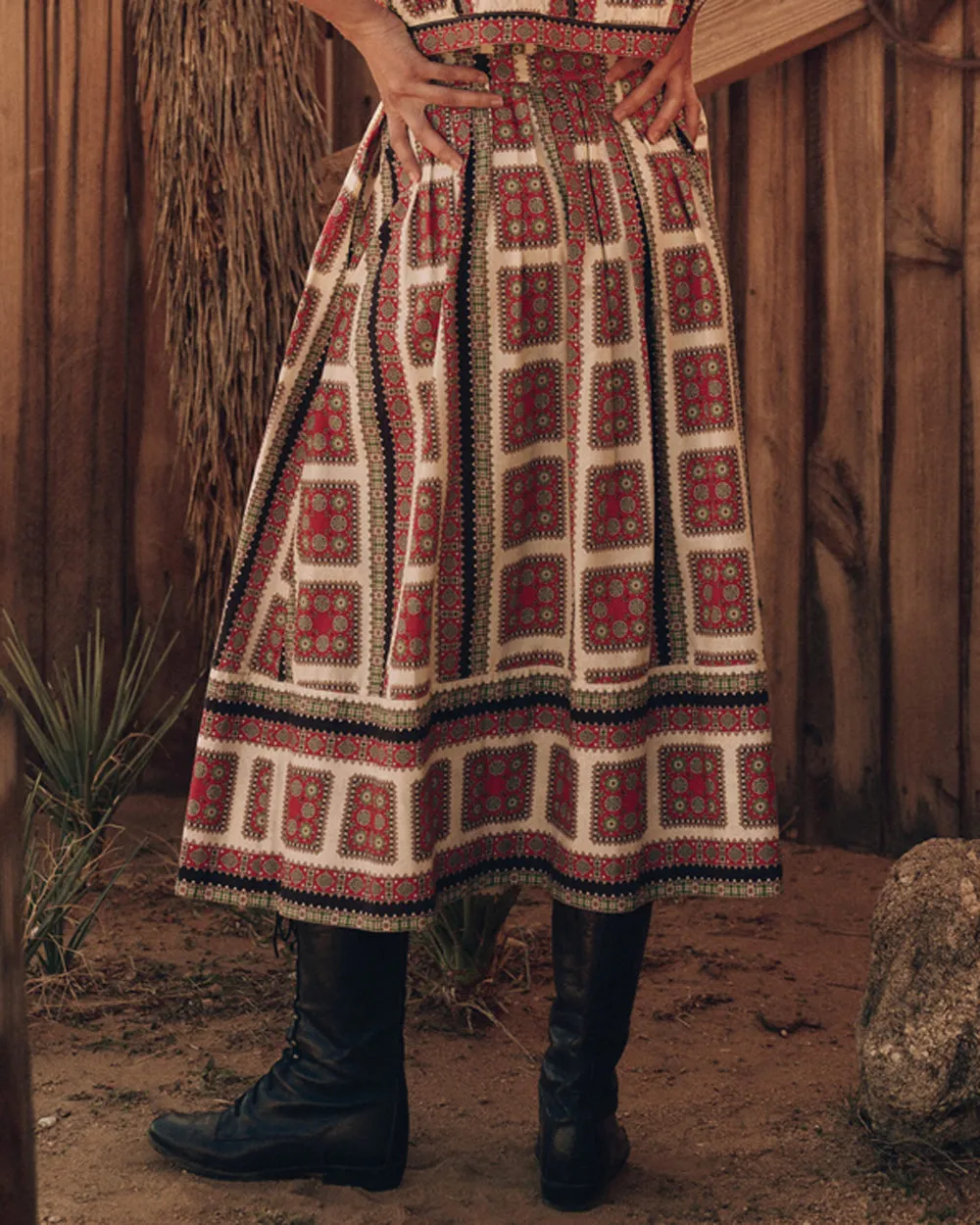 Bandana Print Skirt