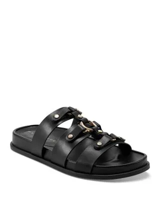 Triple Strap Sandals with Almond Toe for Women