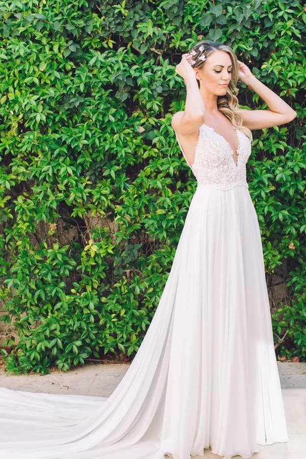 Jade Tulle V-neck Open Back Mismatched Long Bridesmaid Gown