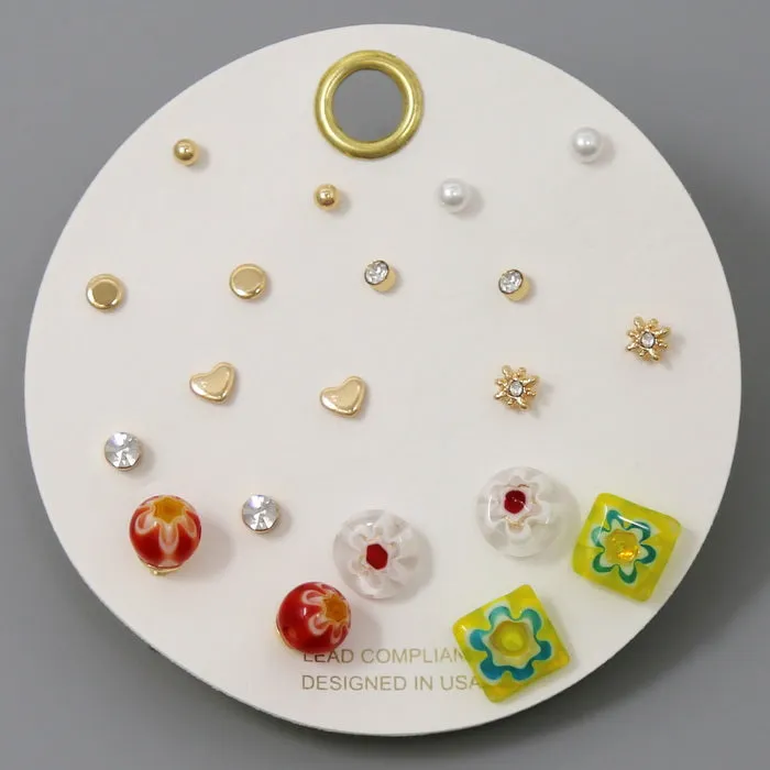 Variety Stud Earrings Pack