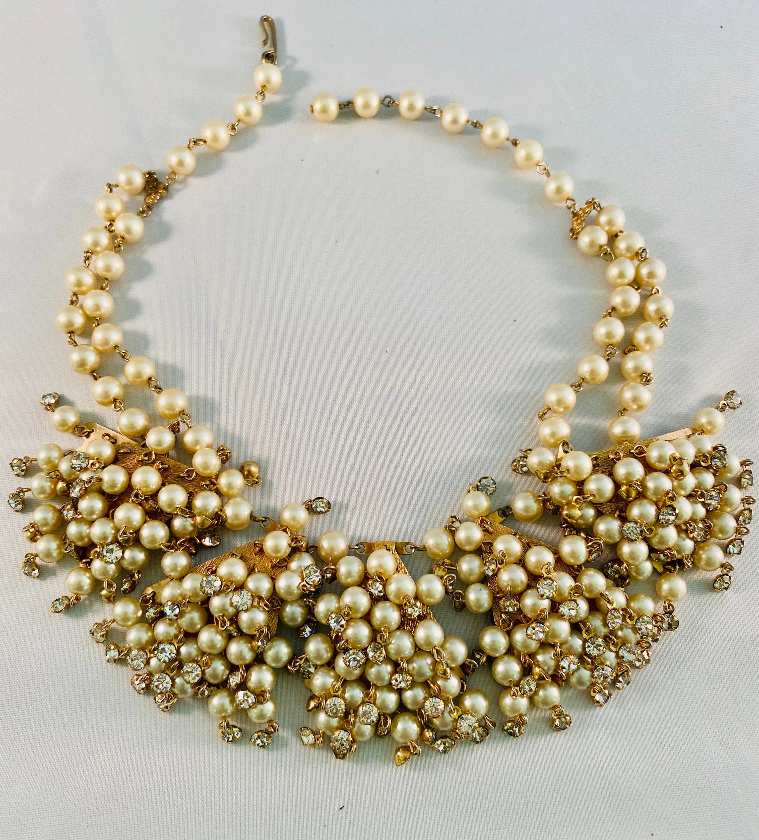 1950s Pearl Bridal Necklace