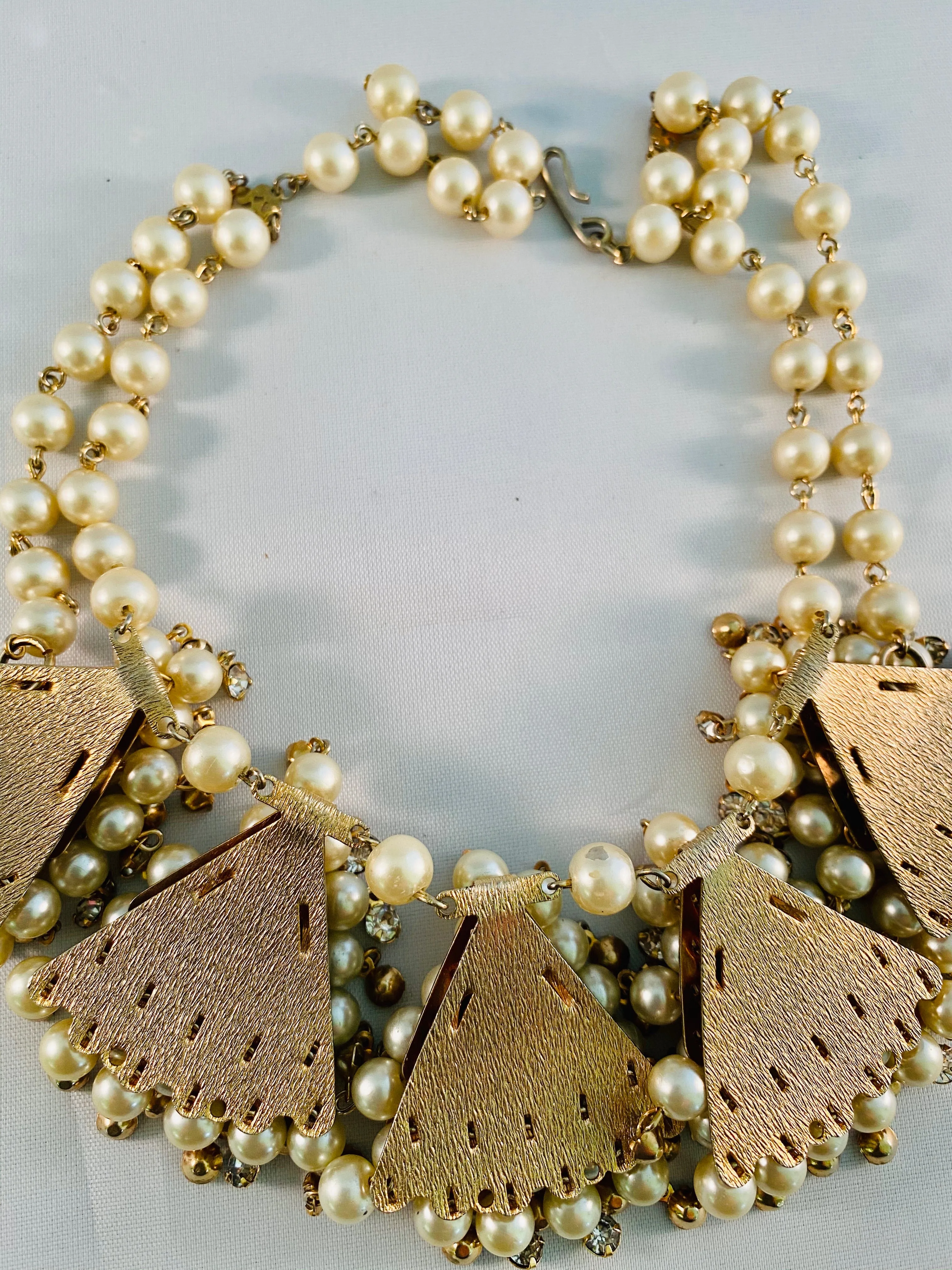 1950s Pearl Bridal Necklace