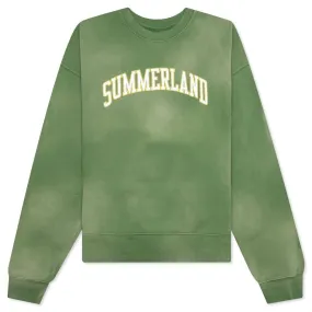 Vintage Seaweed Collegiate Crewneck