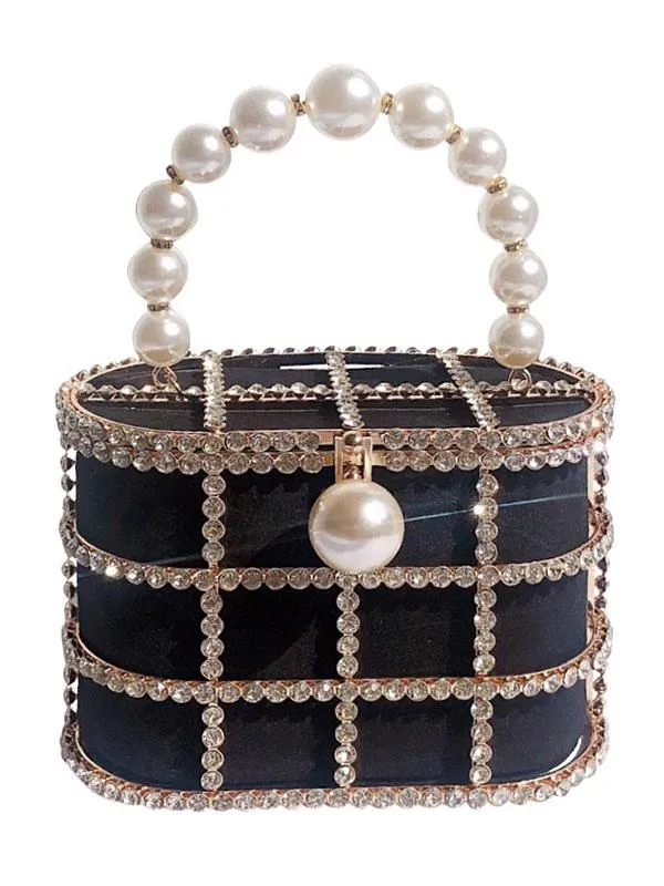 Wedding Handbags Wedding Accessories Party Handbags Pearls Rhinestones