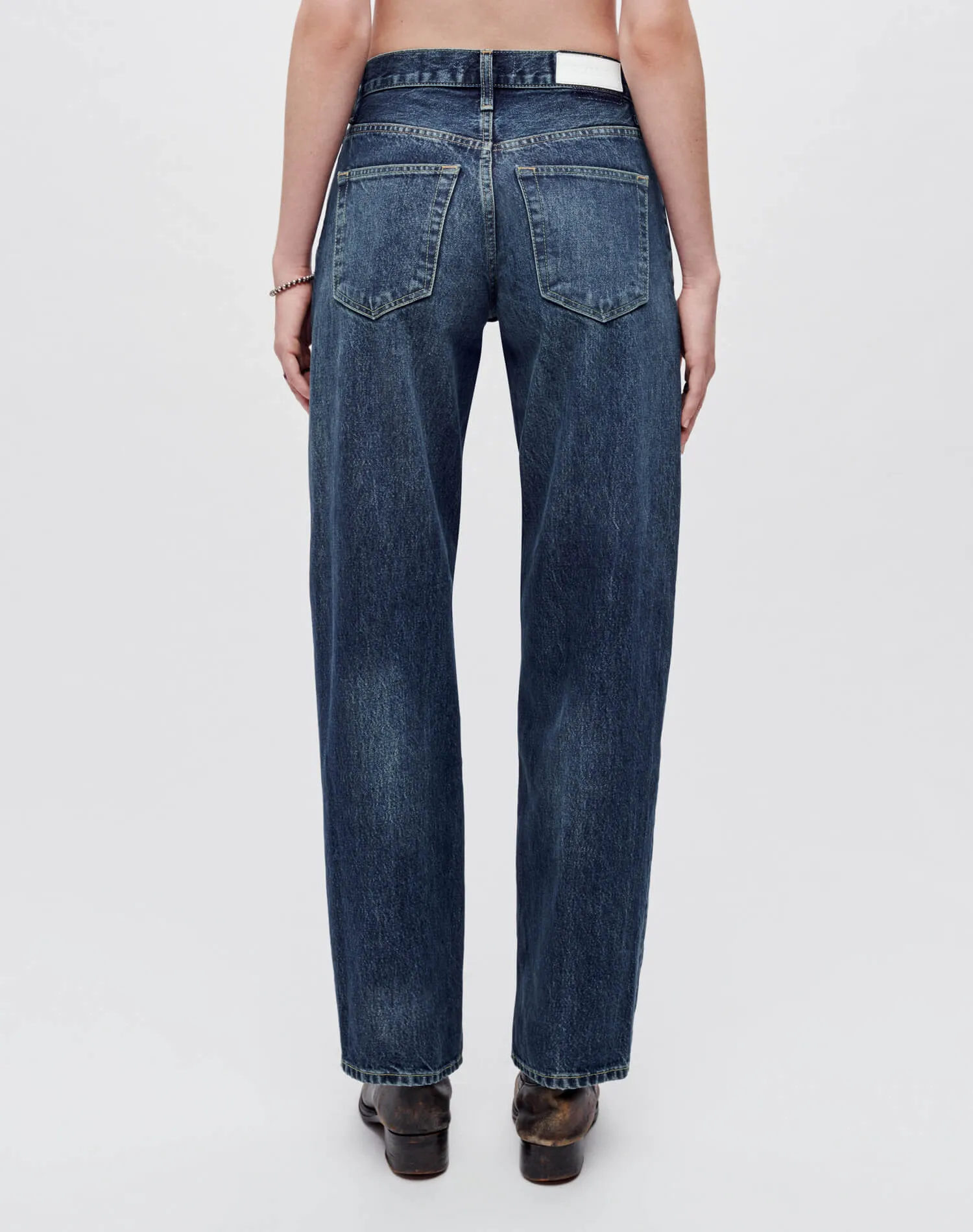 Whiskey Indigo Wide Taper Jeans