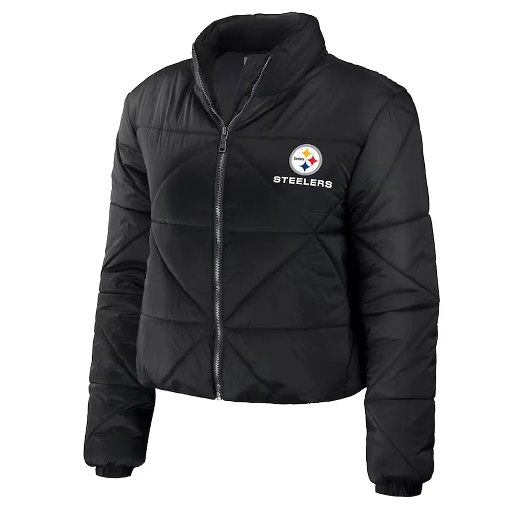 Pittsburgh Steelers Women's Cropped Puffer Jacket