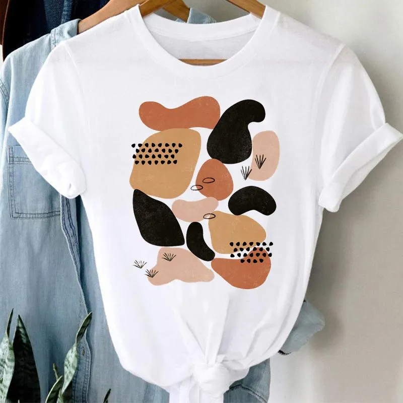 Trend T-shirt Plant Print Women Graphic Tee