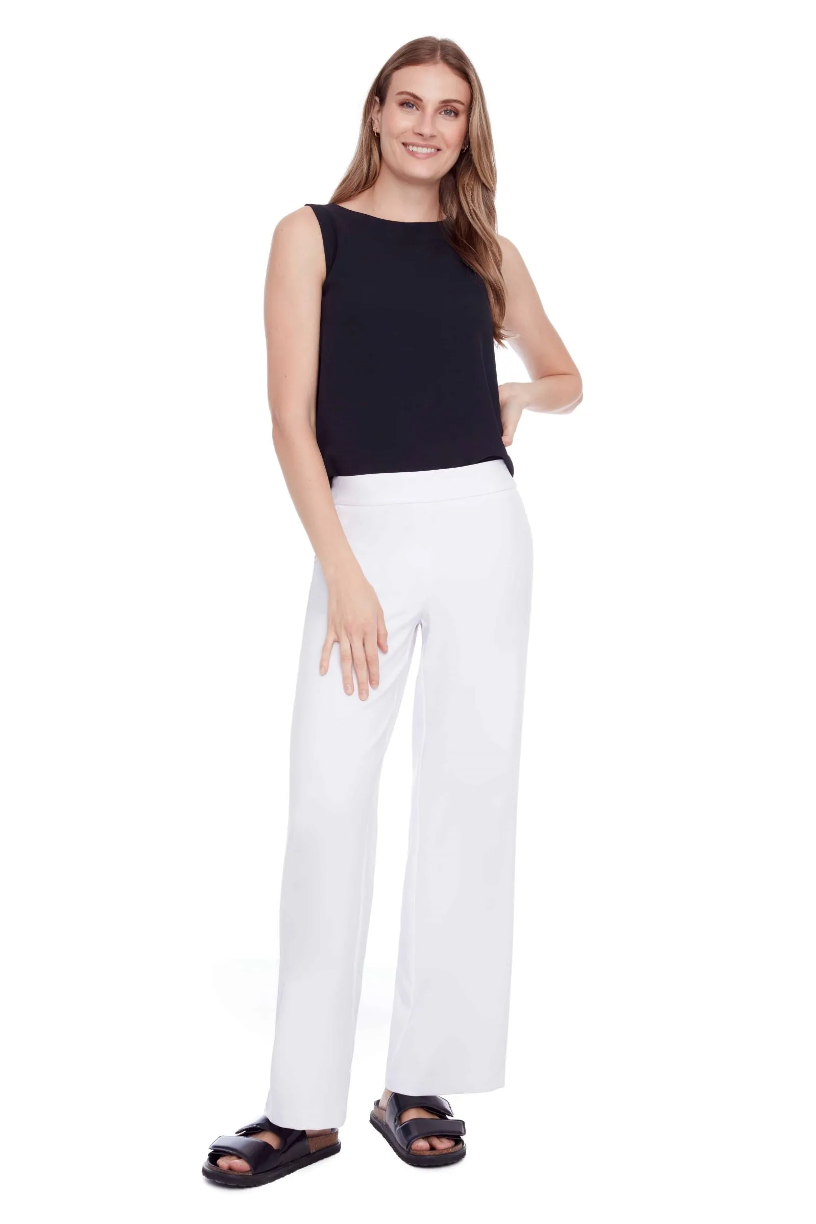 Women's LAUREL Solid Wide Leg Pant